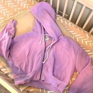 Cropped hoodie